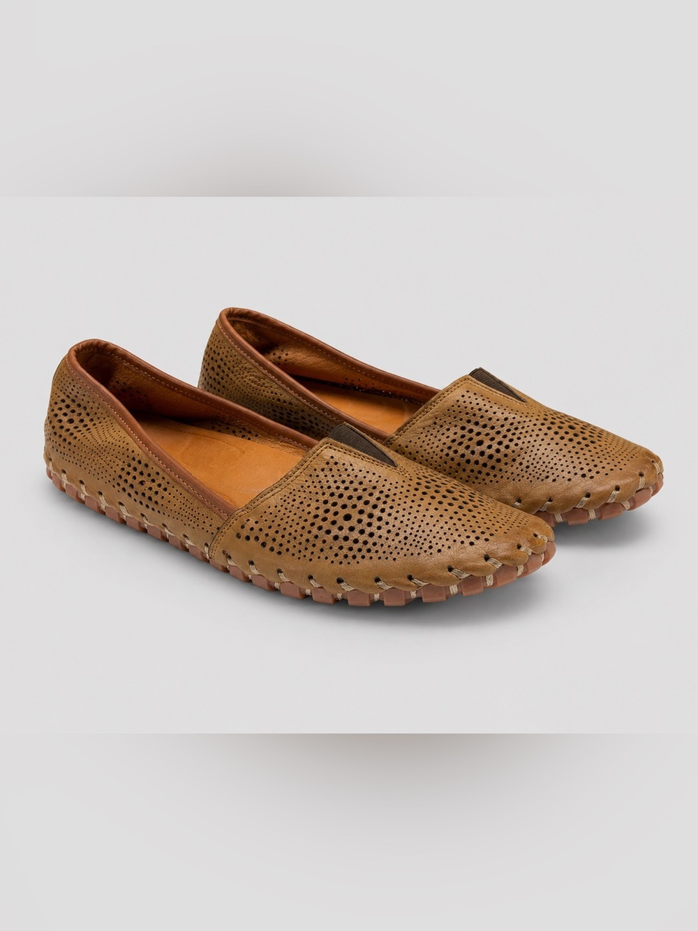 Spring Step Womens Leather Slip On Flats EU 41 US 10 Comfort Shoes Minimalist
